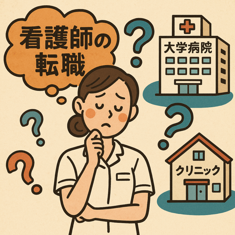 看護師が大学病院からクリニックへ転職するメリットとデメリット