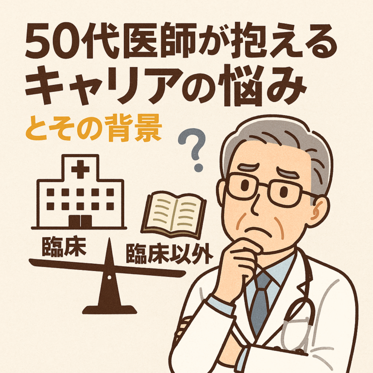 【2025年最新】「現場の責任」を「組織の羅針盤」へ変換せよ：50代医師が選ぶべき、体力を温存しつつ市場価値を最大化する4つの戦略的出口