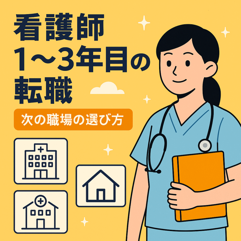 【医師転職】看護師1〜3年目の転職、次の職場の選び方