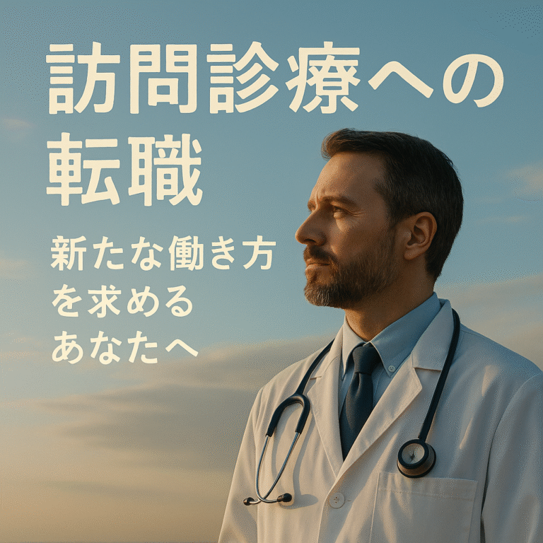 病院から訪問診療への転職で変わる働き方