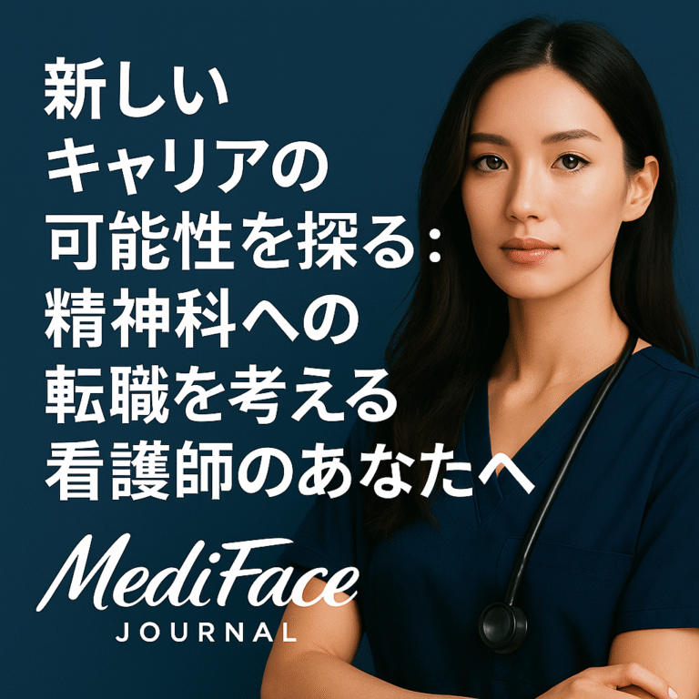 看護師が精神科に転職するメリットと注意点