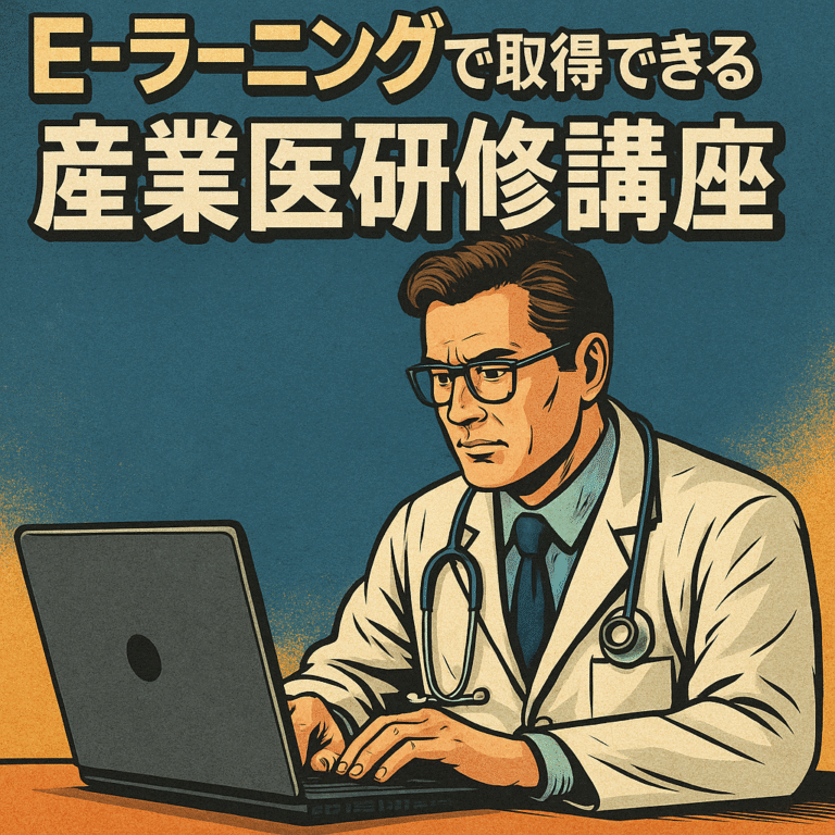 Eラーニングで取得できる産業医研修講座