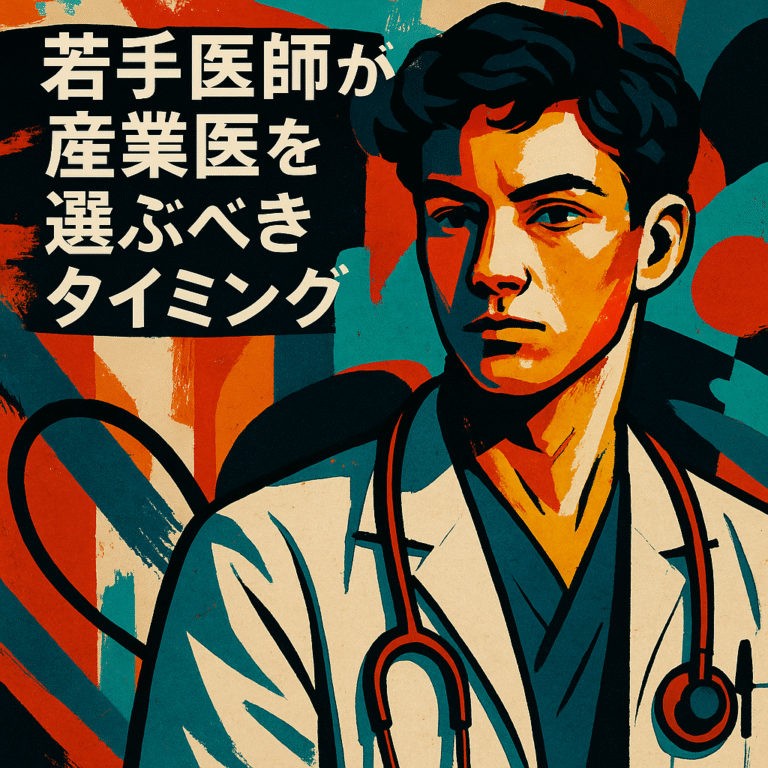 若手医師が産業医を選ぶべきタイミングとは